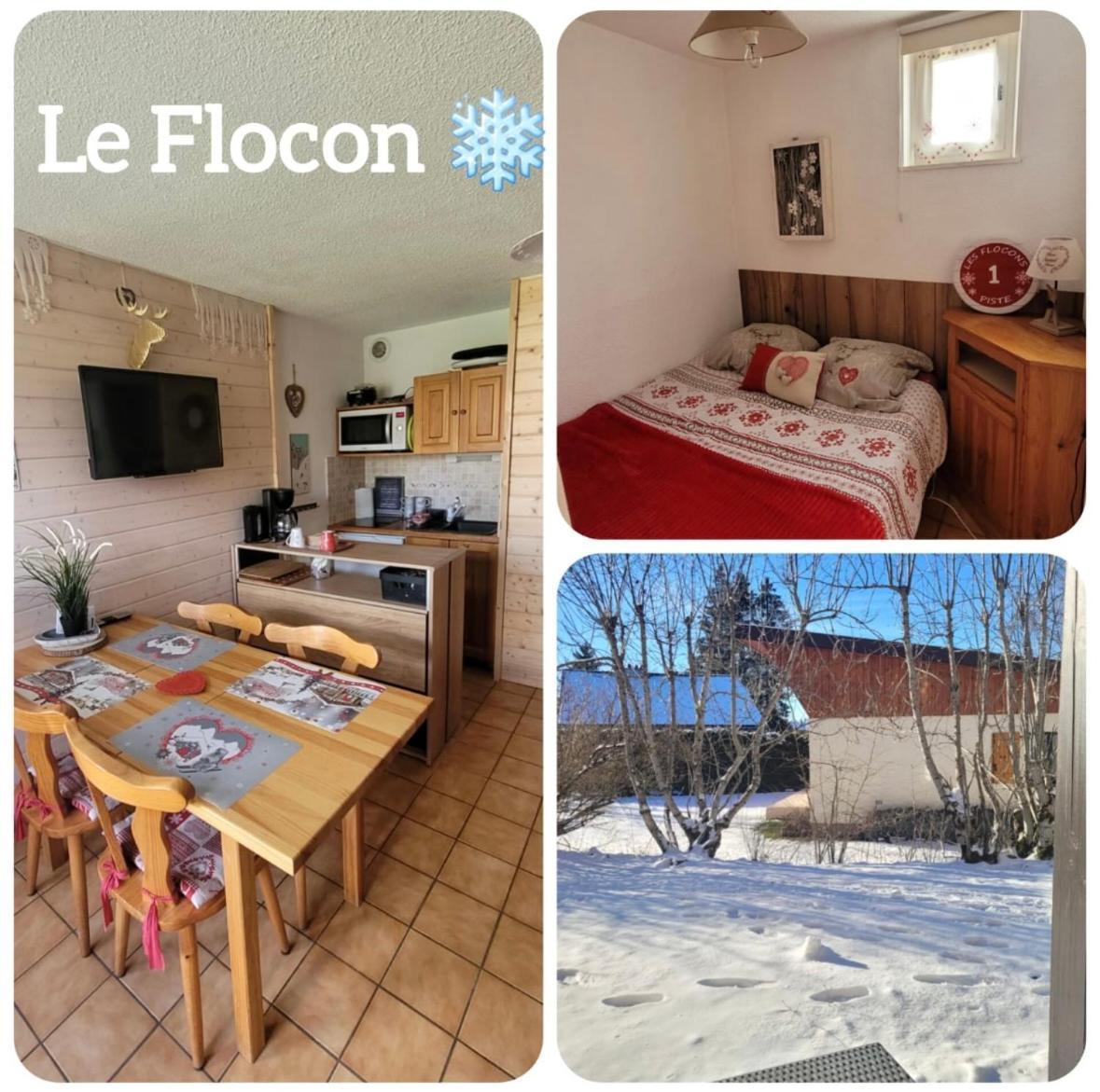 Appartement Le Flocon, Joli Petit Cocon 4 Pers En Rez De Jardin Draps Inclus Ле-Русс Экстерьер фото